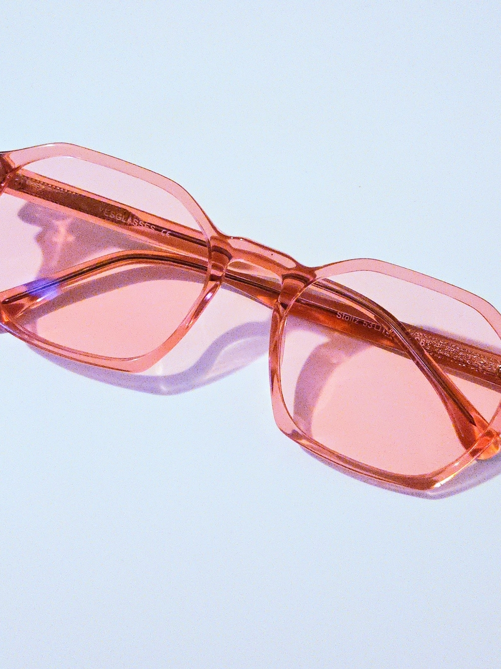 Women's Pink Tinted Sunglasses - Fashion Accessory